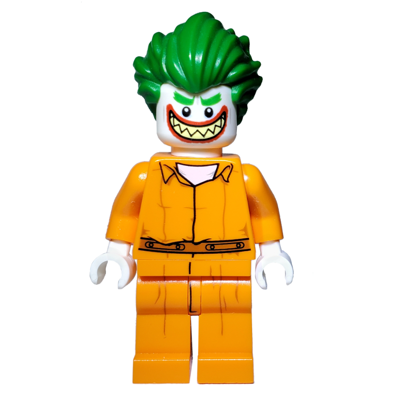Le Joker en prison avec 'Arkham' sur le dos (The Joker in Prison Clothes with 'Arkham' on Back)