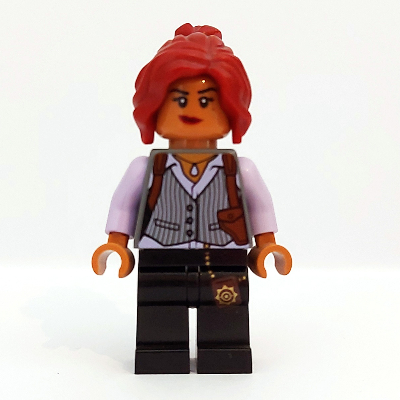 Barbara gordon en gilet à rayures et holster (Barbara Gordon in Pinstripe Vest and Holster)