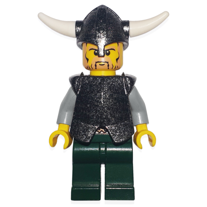 Viking warrior - plaque de poitrine, jambes vert foncé (Viking Warrior - Breast Plate, Dark Green Legs)