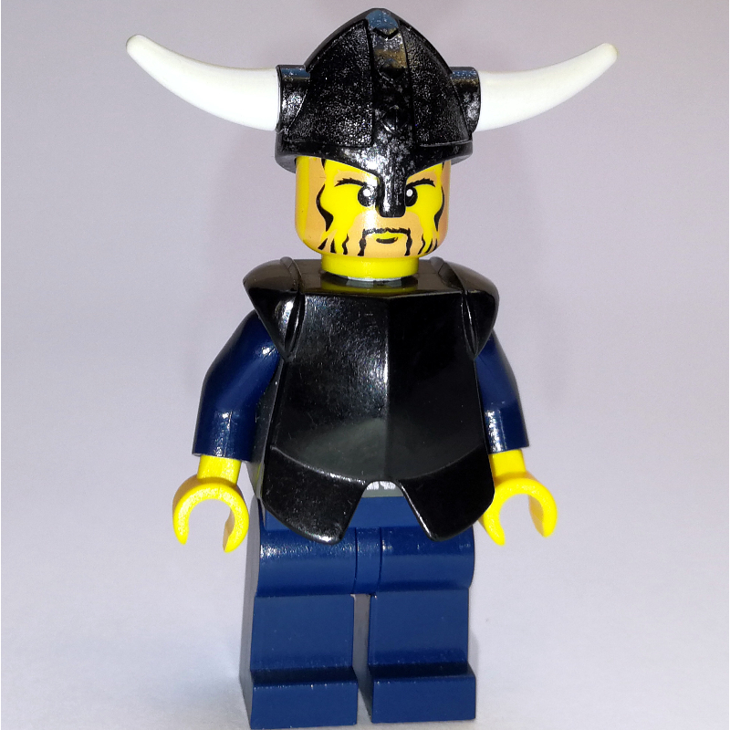 Viking warrior - plaque de poitrine noire, jambes bleu foncé (Viking Warrior - Black Breast Plate, Dark BLue Legs)