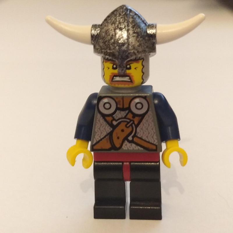 Viking warrior - armure, ceintures, bras bleu foncé, jambes noires (Viking Warrior - Armour, Belts, Dark Blue Arms, Black Legs)