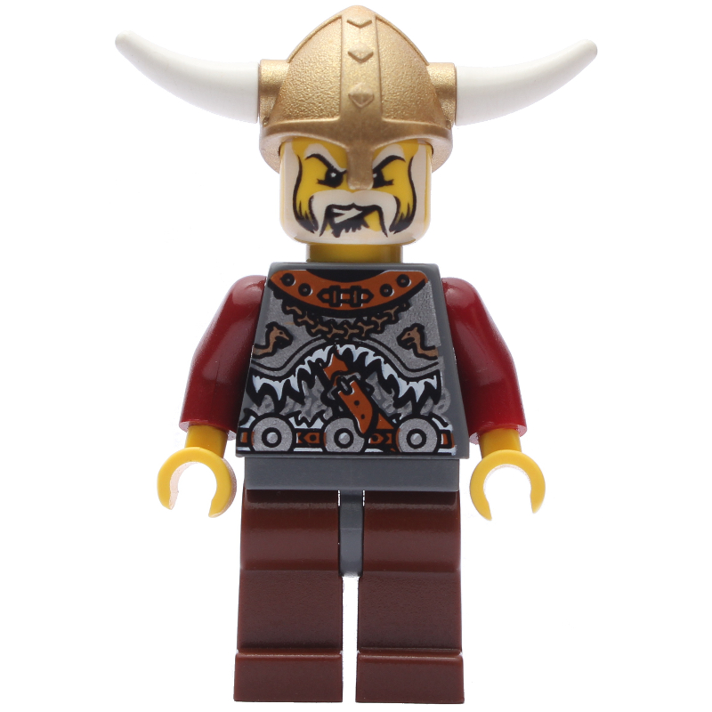 Viking king - armure, jambes brun rougeâtre (Viking King - Armour, Reddish Brown Legs)