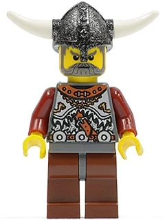 Viking warrior - armure, bras rouge foncé, jambes brun rougeâtre (Viking Warrior - Armour, Dark Red Arms, Reddish Brown Legs)