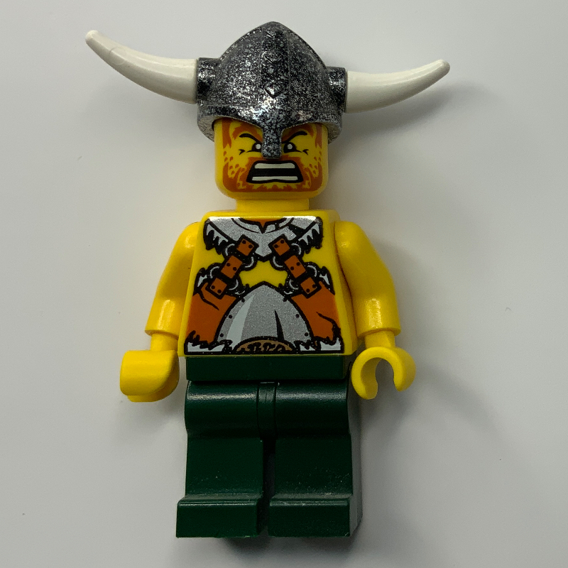 Viking warrior - armure, bras nus, jambes vert foncé (Viking Warrior - Armour, Bare Arms, Dark Green Legs)