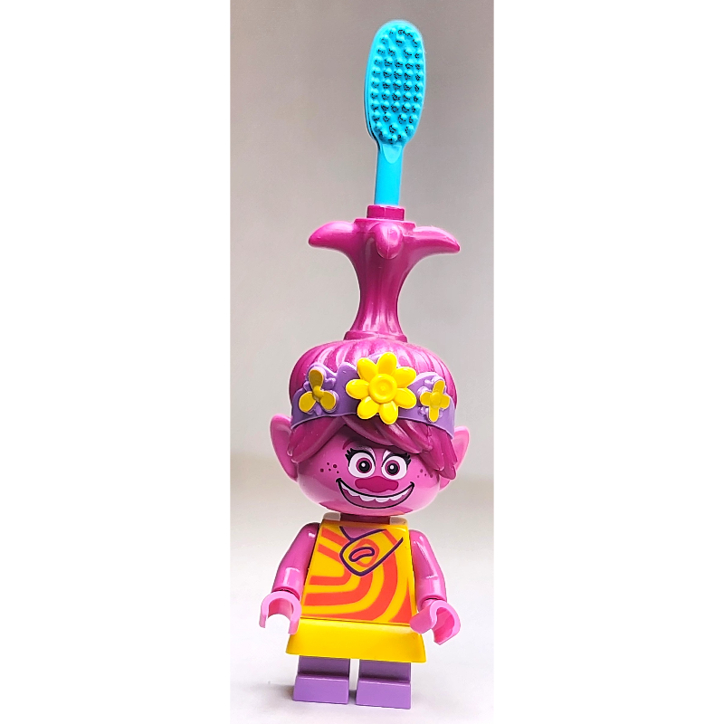 Trolls - coquelicot avec brosse à cheveux (Trolls - Poppy with Hairbrush)