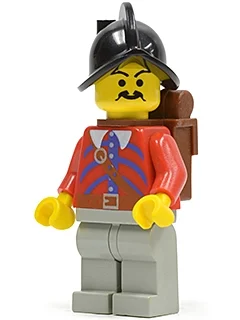 Soldat (armada impériale) - rouge, sac à dos (Soldier (Imperial Armada) - Red, Backpack)