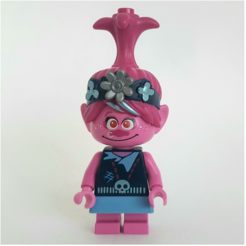 Trolls - coquelicot avec chemise bleu foncé (Trolls - Poppy with Dark Blue Shirt)