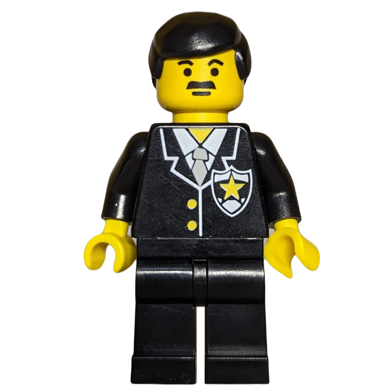 Police - shérif, tenue noire (Police - Sheriff, Black Suit)