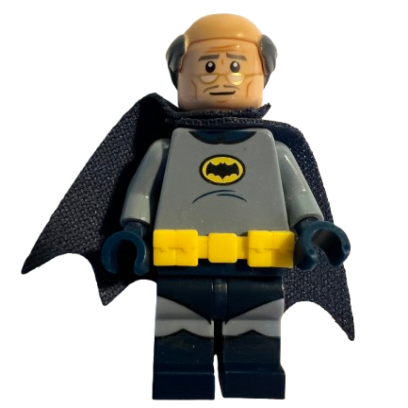 Alfred Pennyworth, chauve, batsuit bleu sable (Alfred Pennyworth, Balding, Sand Blue Batsuit)