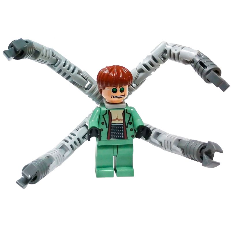 Dr. poulpe / Doc Ock avec lunettes vertes et costume vert sable (Dr. Octopus / Doc Ock with Green Glasses and Sand Green Suit)