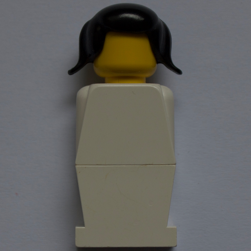 LEGOLAND femelle torse blanc, jambes blanches (LEGOLAND Female White Torso, White Legs)
