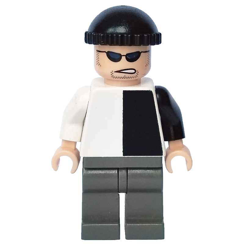 Homme de main à Double-Face avec torse noir et blanc (Two-Face's Henchman with Black and White Torso)