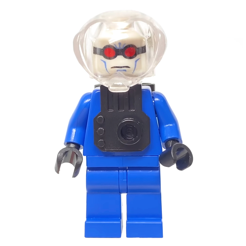 Mr. congeler avec le torse bleu uni (Mr. Freeze with Plain Blue Torso)