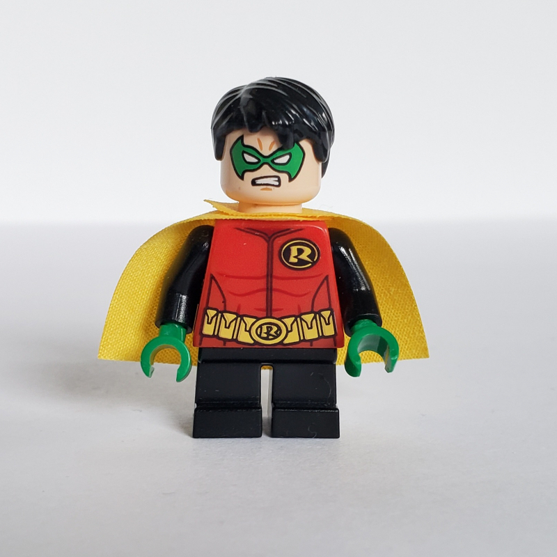 Rouge-gorge avec courtes jambes noires et les mains vertes (damian wayne) (Robin with Short Black Legs and Green Hands (Damian Wayne))