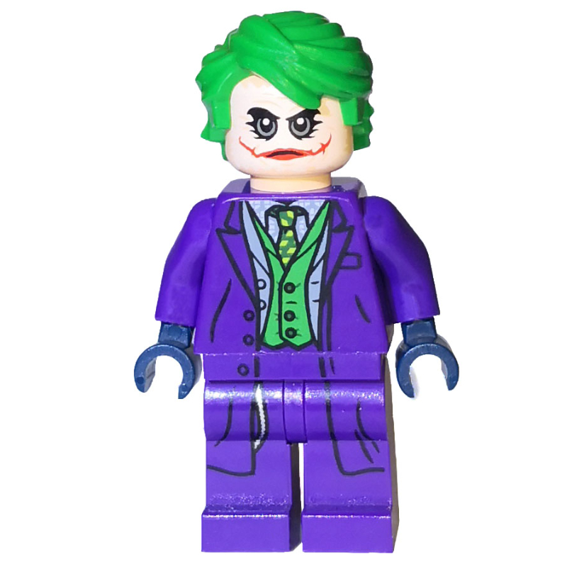 Le Joker avec gilet vert et maquillage visage blanc (trilogie chevalier noir) (The Joker with Green Vest and White Face Make-up (Dark Knight Trilogy))