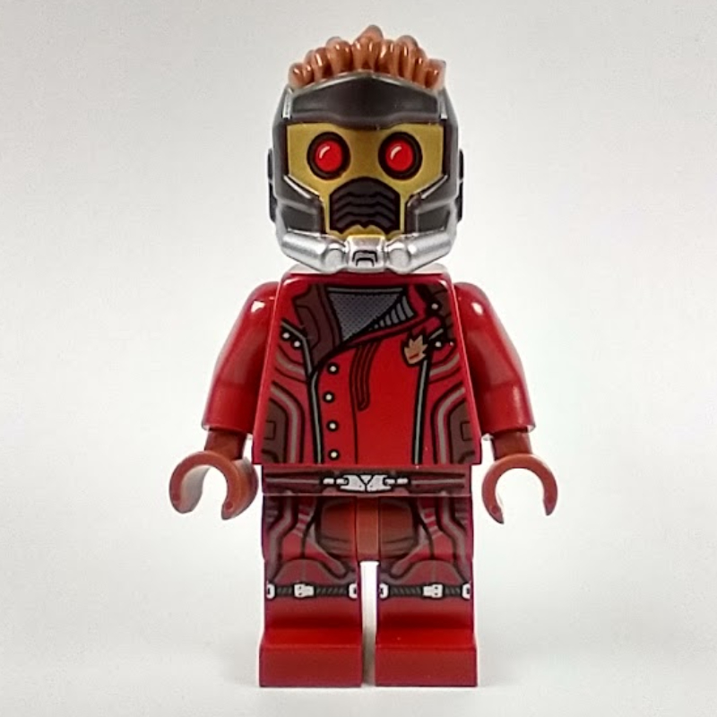 Star-Lord en tenue rouge foncé avec masque (Star-Lord in Dark Red Outfit with Mask)