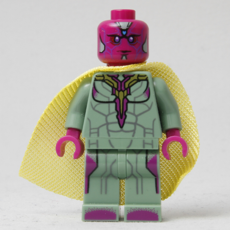Vision avec la pierre d'infini sur le avant (Vision with Infinity Stone on Forehead)