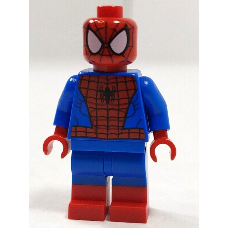Spider-Man avec deux jambes moulées bleues et rouges (Spider-Man with Plain Dual Molded Blue and Red Legs)