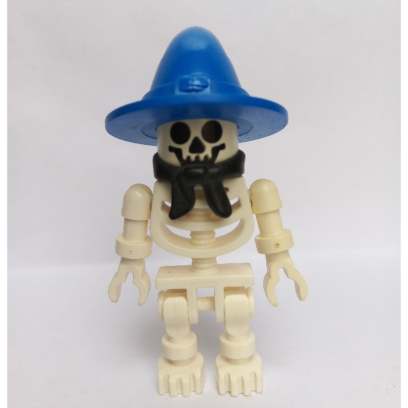 Squelette, visage standard, chapeau de magicien, bandana noir (Skeleton, Standard Face, Wizard Hat, Black Bandana)