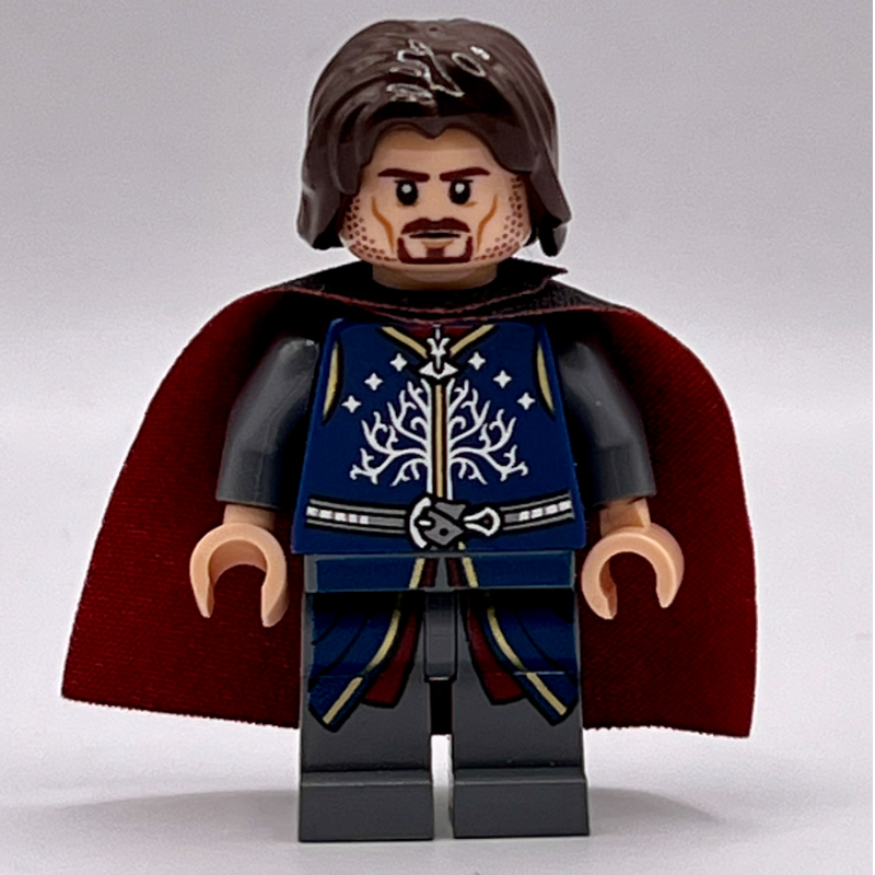 Aragorn - cape rouge foncé (Aragorn - Dark Red Cape)
