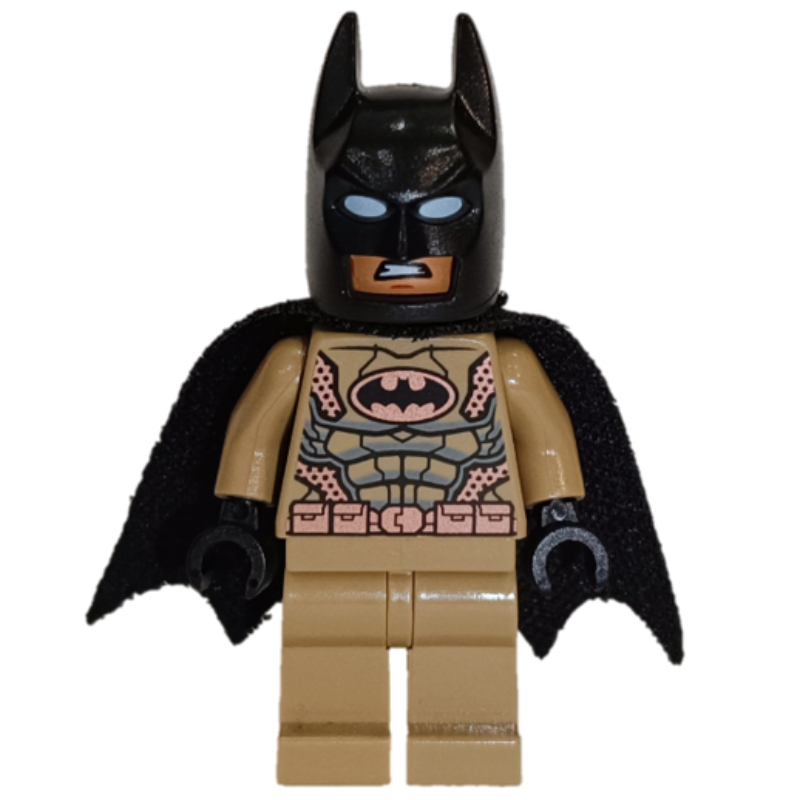 Batman, costume de beige foncé, cape noire et capot (desert Batman) (Batman, Dark Tan Suit, Black Cape and Cowl (Desert Batman))