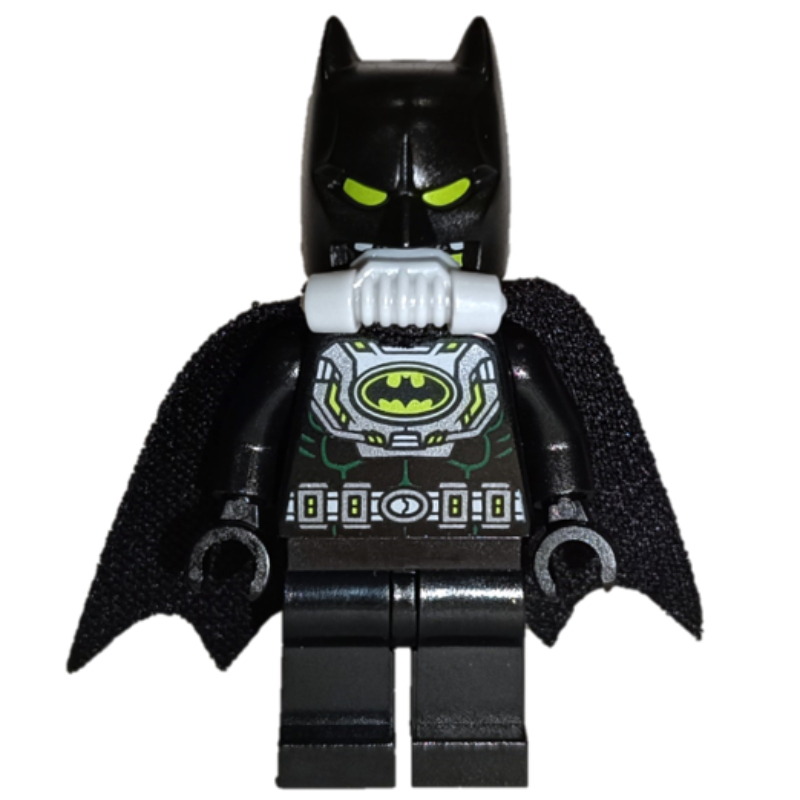 Batman, costume noir, cape et capot noirs, appareil respiratoire (Batman, Black Suit, Black Cape and Cowl, Breathing Apparatus)
