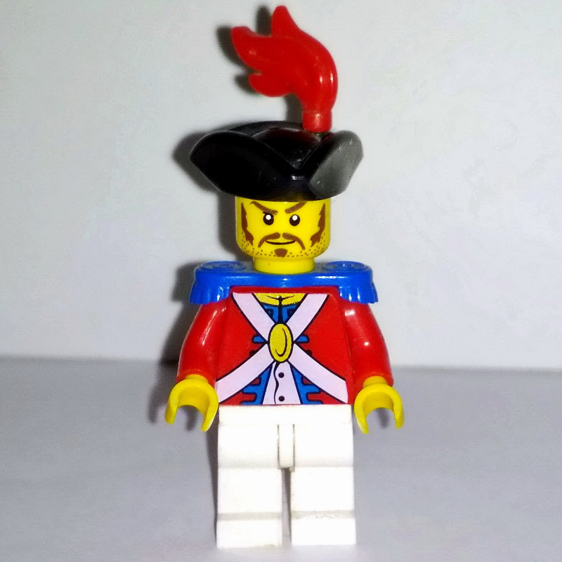 Soldat (soldat impérial ii) - longue moustache, plume rouge (Soldier (Imperial Soldier II) - Long Moustache, Red Plume)