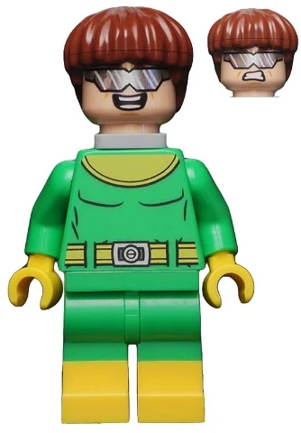 Dr. pieuvre / doc ock en tenue vert clair et jaune sans tentacules (Dr. Octopus / Doc Ock in Bright Green and Yellow Outfit with No Tentacles)
