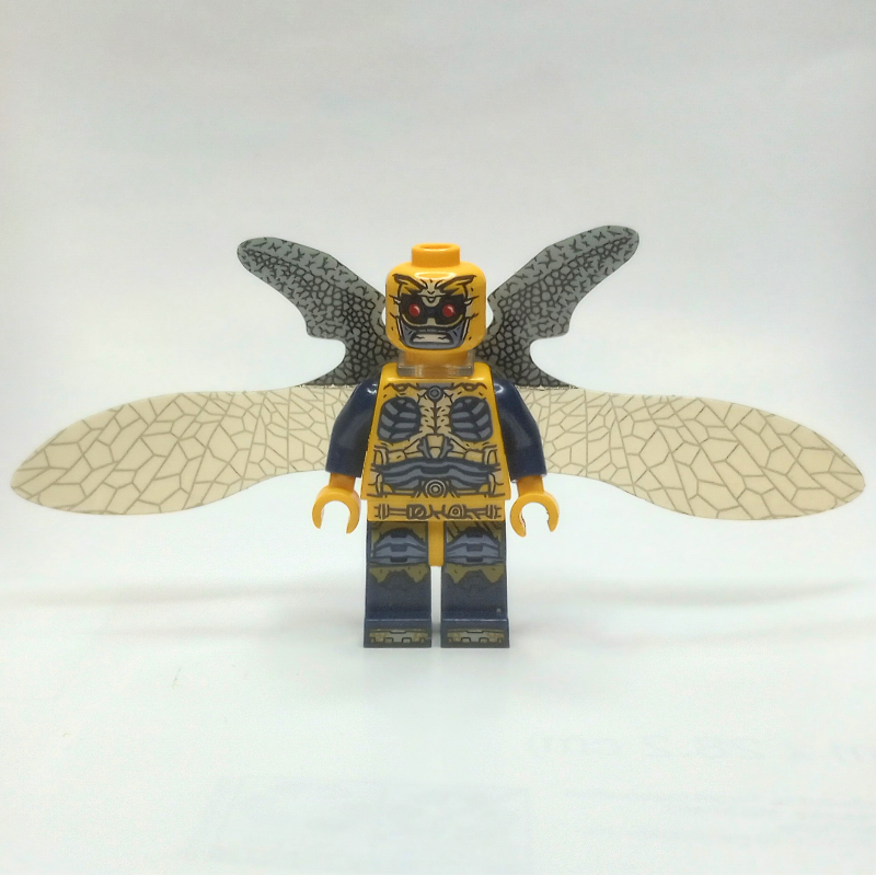 Parademon avec armure orange clair et ailes ouvertes (dceu) (Parademon with Bright Light Orange Armor and Open Wings (DCEU))