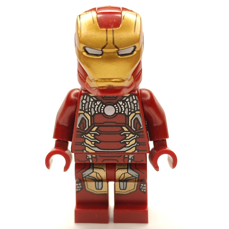 Iron Man marque 43 armure, tête incolore transparent sans motif (Iron Man Mark 43 Armor, Plain Trans-Clear Head)