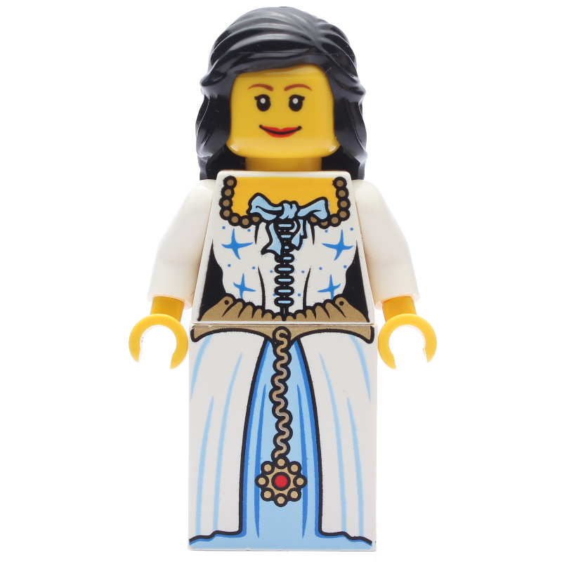 Jeune fille - cheveux noirs, tête unilatérale (Maiden - Black Hair, One-sided Head)