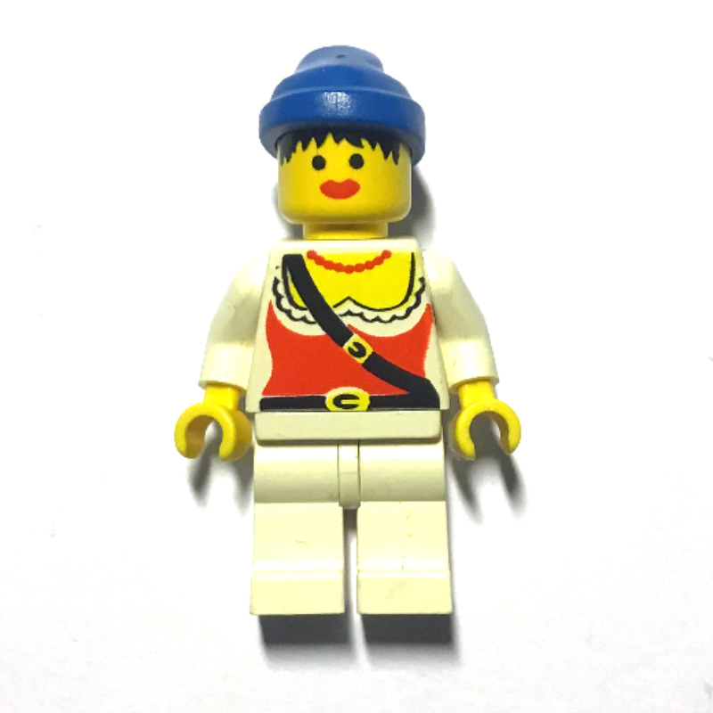 Pirate - femelle, jambes blanches, bandana bleu, 3626a (Pirate - Female, White Legs, Blue Bandana, 3626a)