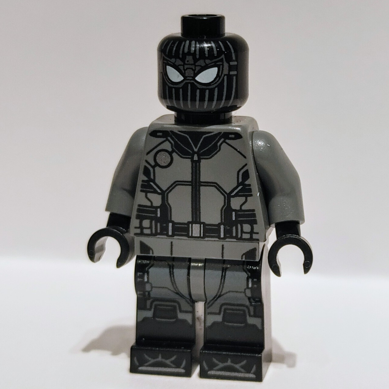 Spider-Man en tenue noire et grise (Spider-Man in Black and Gray Outfit)