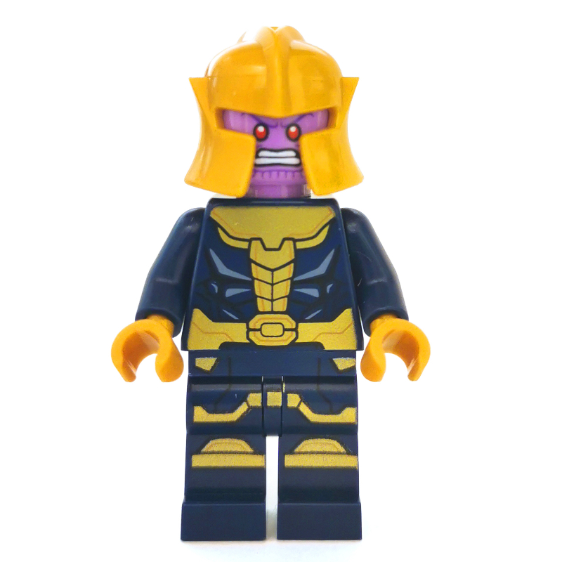 Thanos en tenue bleu foncé et or (Thanos in Dark Blue and Gold Outfit)