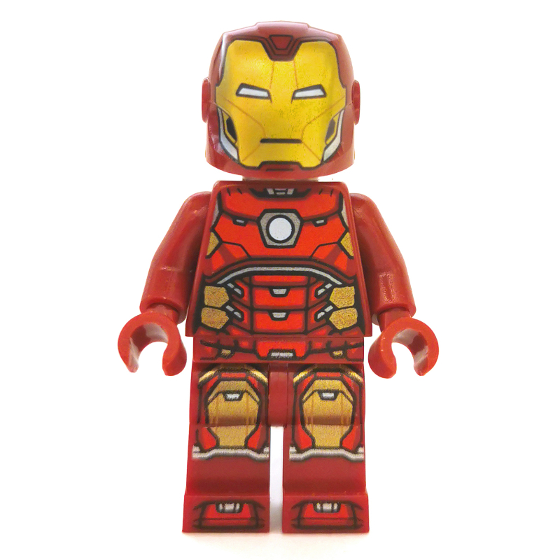 Iron Man marque 43 armure, visière imprimée sur casque (Iron Man Mark 43 Armor, Visor Printed on Helmet)