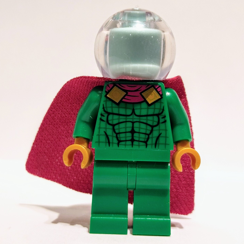Mysterio, tenue verte, casque incolore transparent (Mysterio, Green Outfit, Trans-Clear Helmet)