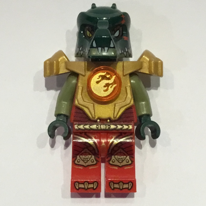 Cragger avec armure d'épaule et fire chi (Cragger with Shoulder Armor and Fire Chi)
