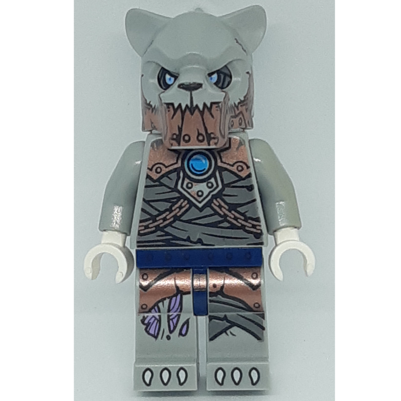 Guerrier tigre à dents de sabre avec des plaques de cuivre sur la mâchoire (Saber-Tooth Tiger Warrior with Copper Plates on Jaw)