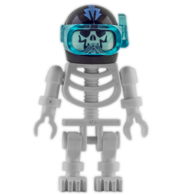 Squelette, mal visage, casque d'aquarium (Skeleton, Evil Face, Aquaraiders Helmet)