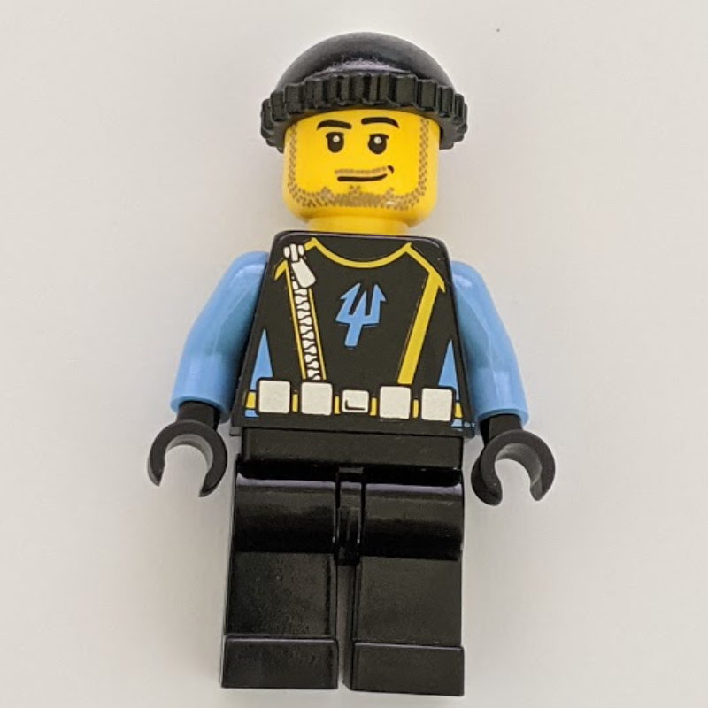 Aquaraider plongeur 5 avec chapeau noir (Aquaraider Diver 5 with Black Hat)