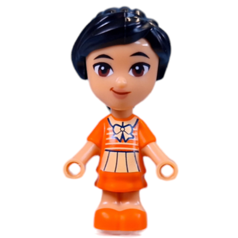 Victoria - robe noire (Victoria - Orange Dress)