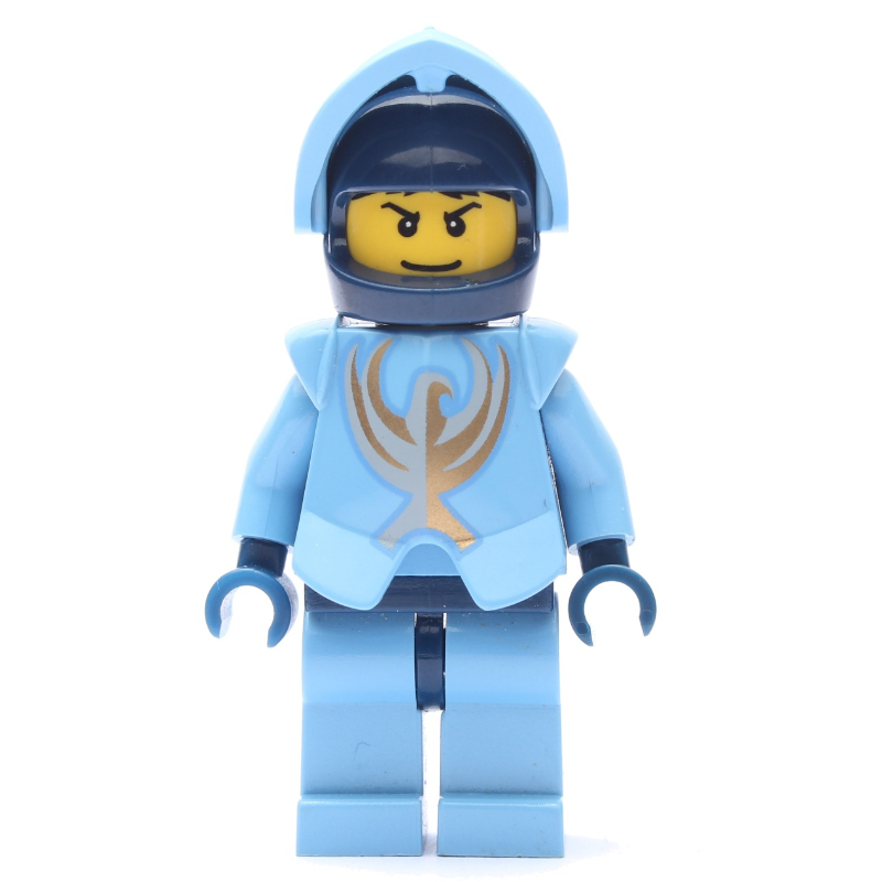 Jayko avec torse bleu moyen uni, armure à motif doré et hanches bleu foncé (Jayko with Plain Medium Blue Torso, Gold Pattern Armor, and Dark Blue Hips)
