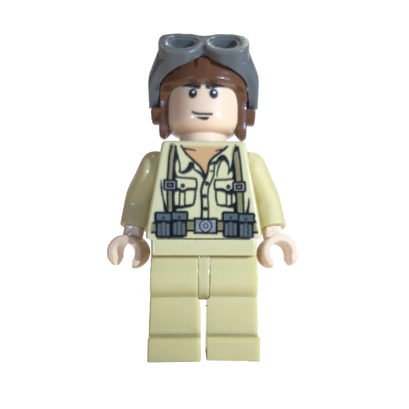 Pilote allemand avec casque et lunettes (German Pilot with Helmet and Goggles)