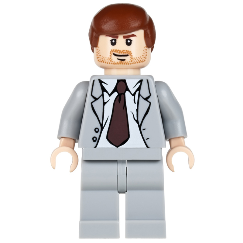 Indiana Jones en costume gris bleuté clair (Indiana Jones in Light Bluish Gray Suit)