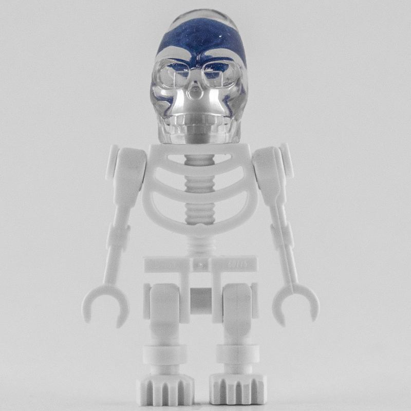 Squelette d'akator avec crâne de cristal (Akator Skeleton with Crystal Skull)