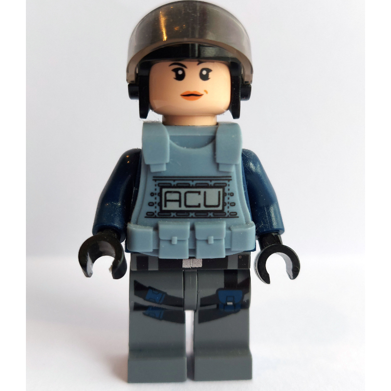 Acu trooper avec armure bleu sable, femelle (ACU Trooper with Sand Blue Armor, Female)
