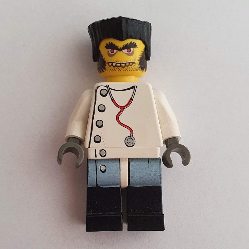 Scientifique fou, mains gris foncé (Mad Scientist, Dark Gray Hands)