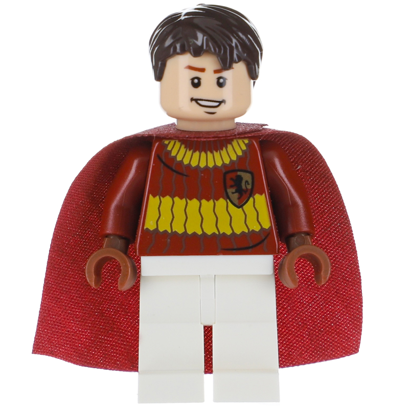 Bois d'olivier, uniforme de quidditch gryffondor rouge foncé, jaune et blanc (Oliver Wood, Dark Red, Yellow, and White Gryffindor Quidditch Uniform)