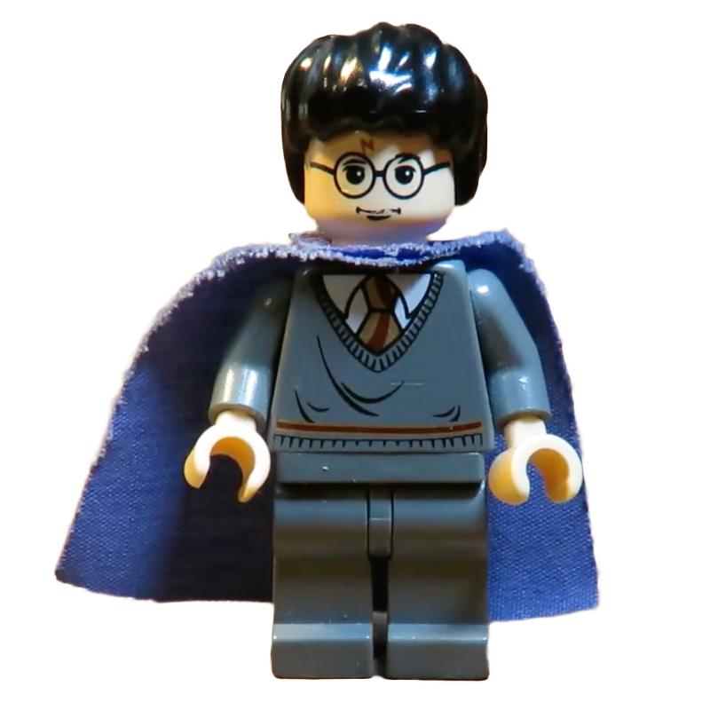 Harry Potter, pull de Gryffondor, cape violette (Harry Potter, Gryffindor Sweater, Violet Cape)