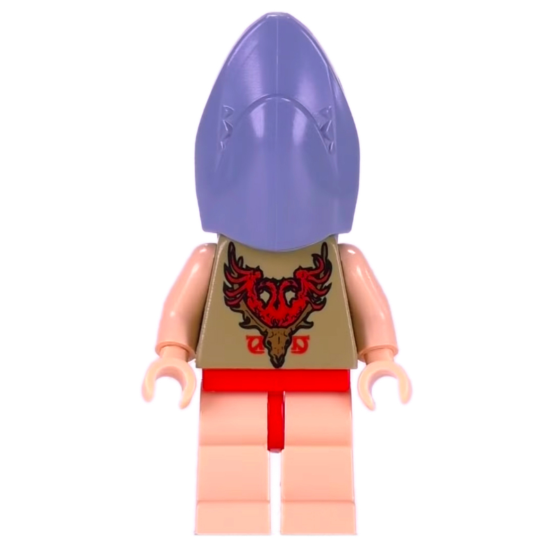 Viktor Krum, tête de requin, jambes de nougat clair (Viktor Krum, Shark Head, Light Nougat Legs)